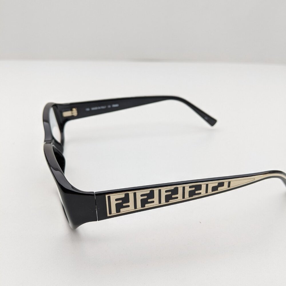 🕶️Made in Italy! Fendi F983 Black Eyeglasses 53/15 130 | EUT432🕶️ - Picture 4 of 11